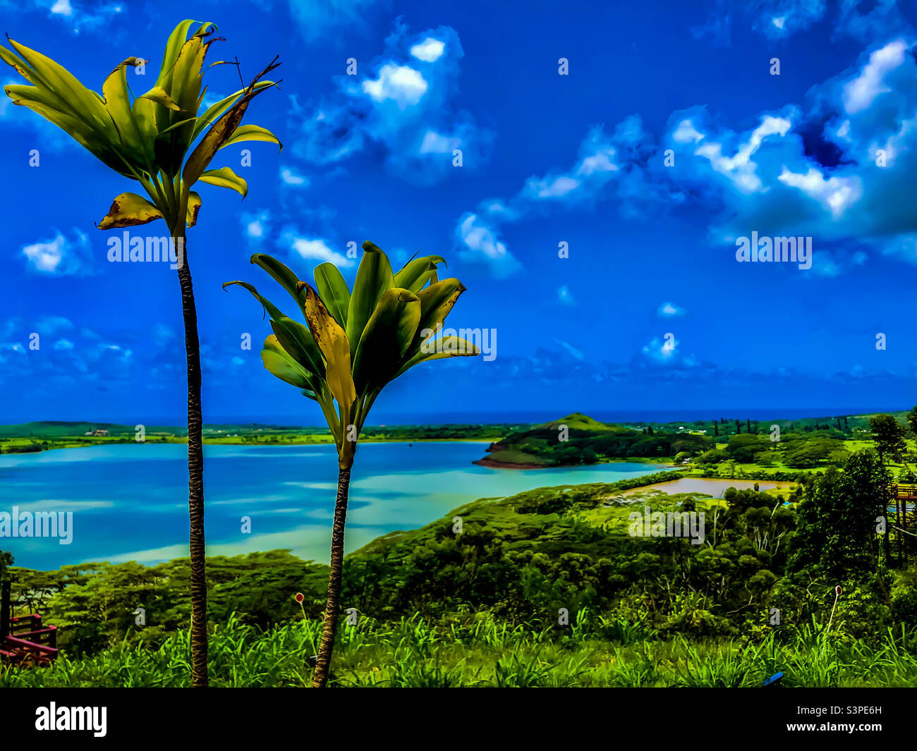 Kauai Hawaii Landscape seascape Stock Photo