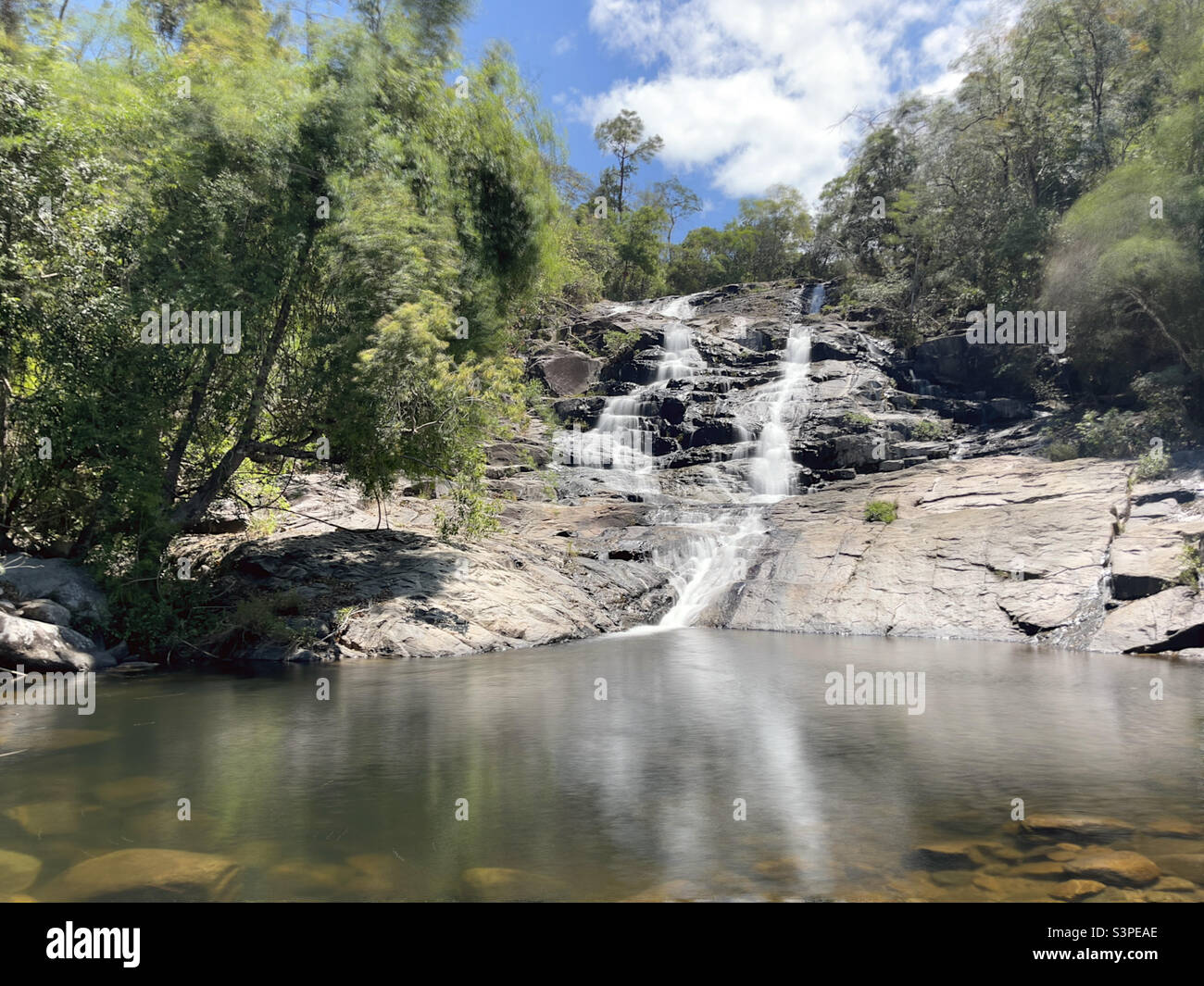 Pumpkin waterfall - Smartphone Captured Stock Image