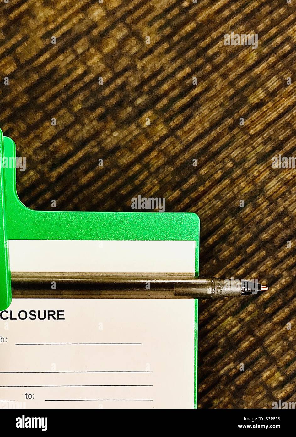 Closure - Smartphone Captured Stock Image