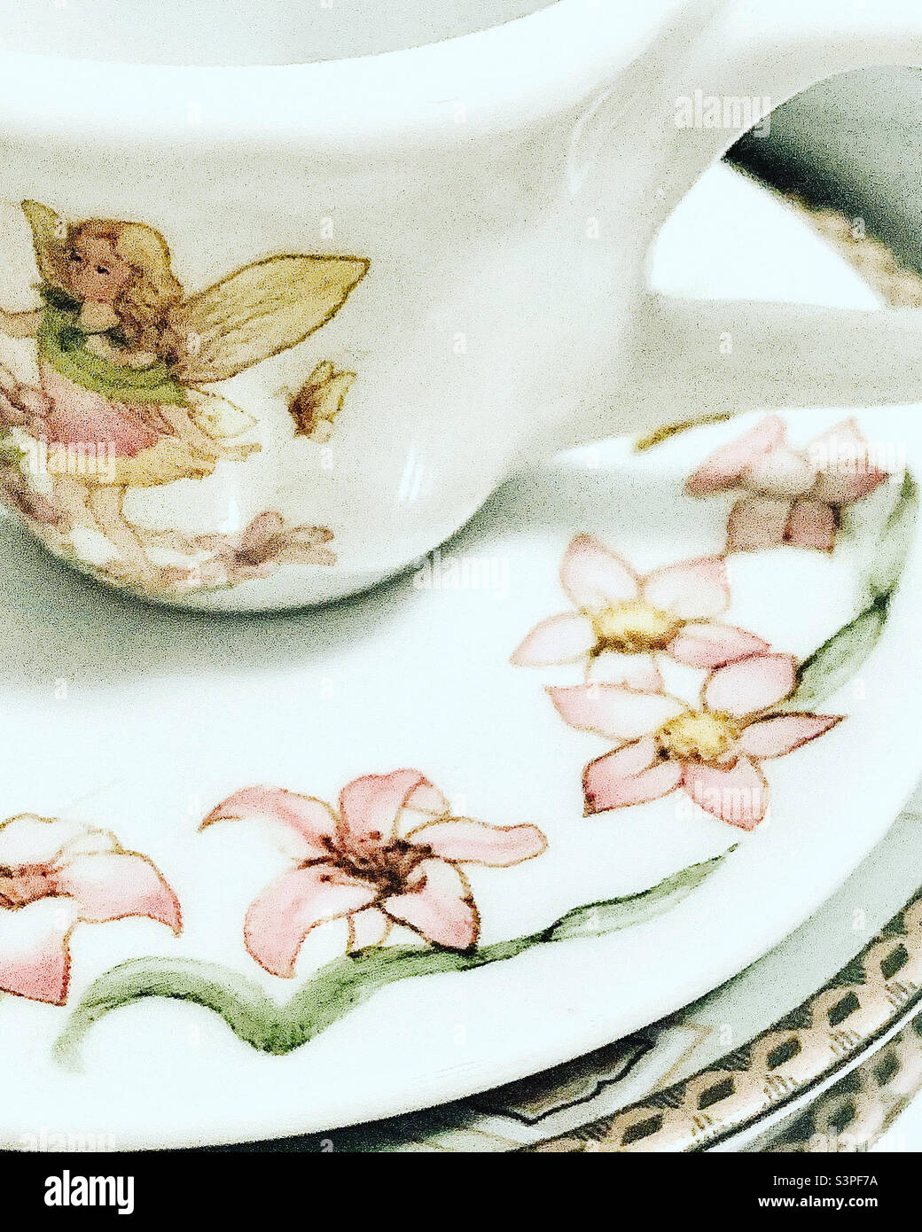 Tea Set - Smartphone Captured Stock Image