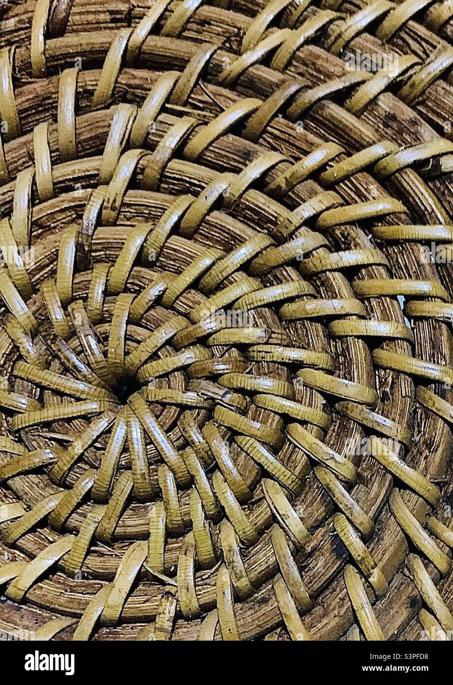 Wicker Wheel - Smartphone Captured Stock Image