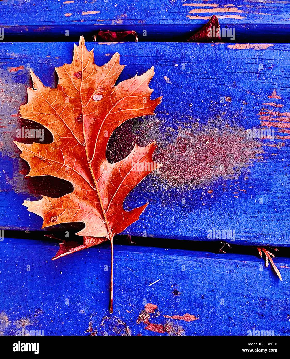 Blue and orange abstract art hi-res stock photography and images - Alamy