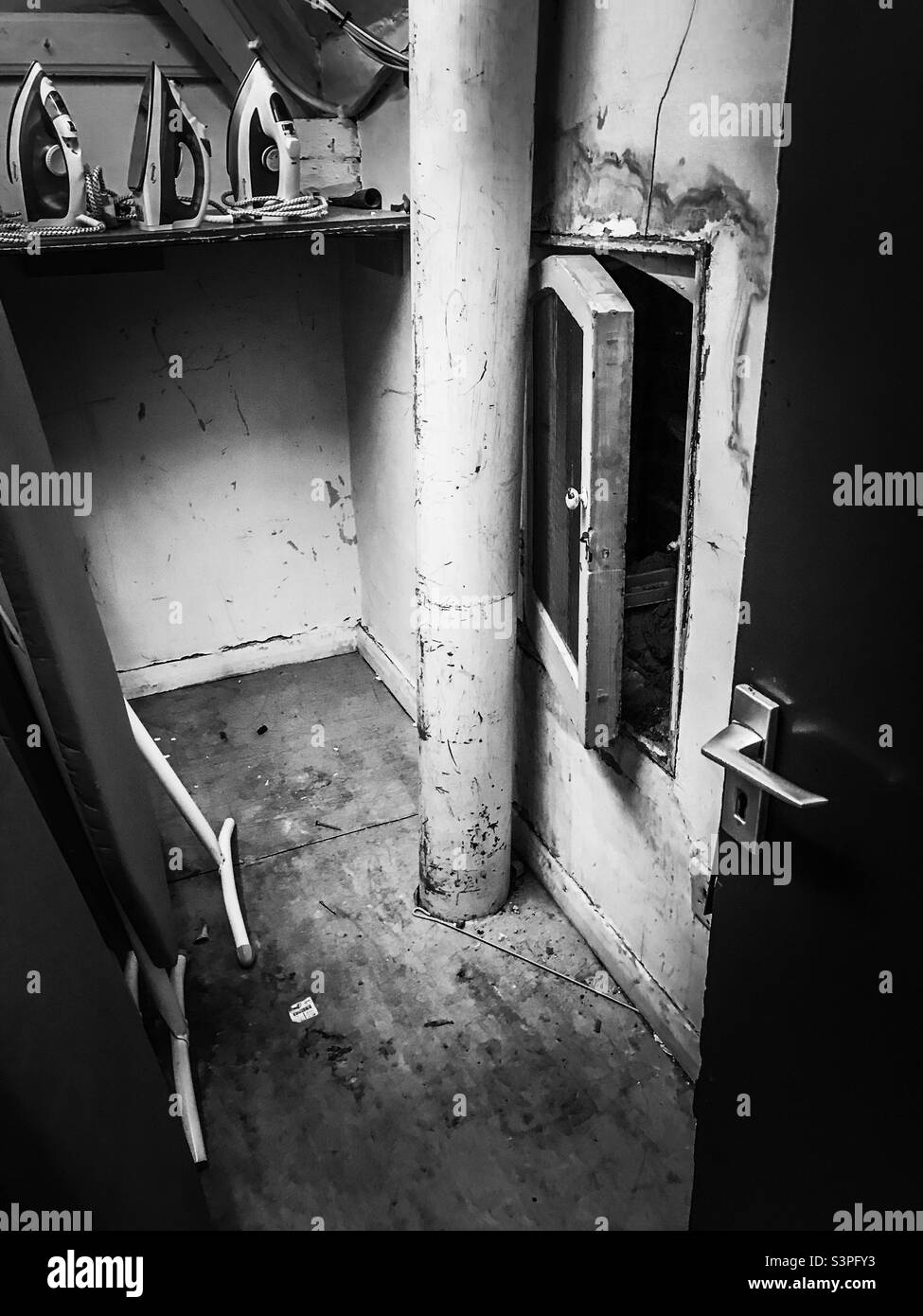 Hotel during lockdown - Smartphone Captured Stock Image