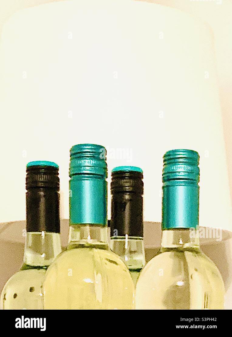 Wine Bottles - Smartphone Captured Stock Image