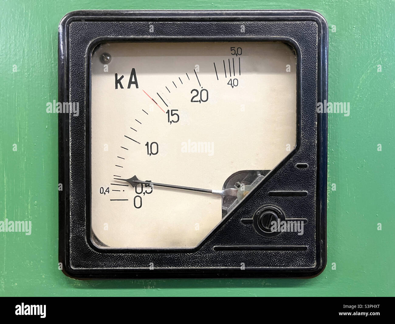 Ammeter - a device for measuring current in amperes Stock Photo - Alamy