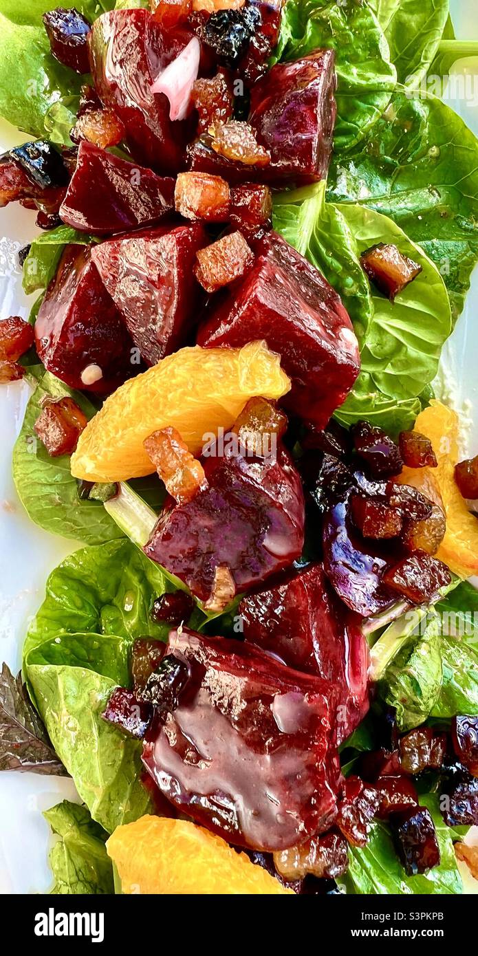 Beet Salad Stock Photo