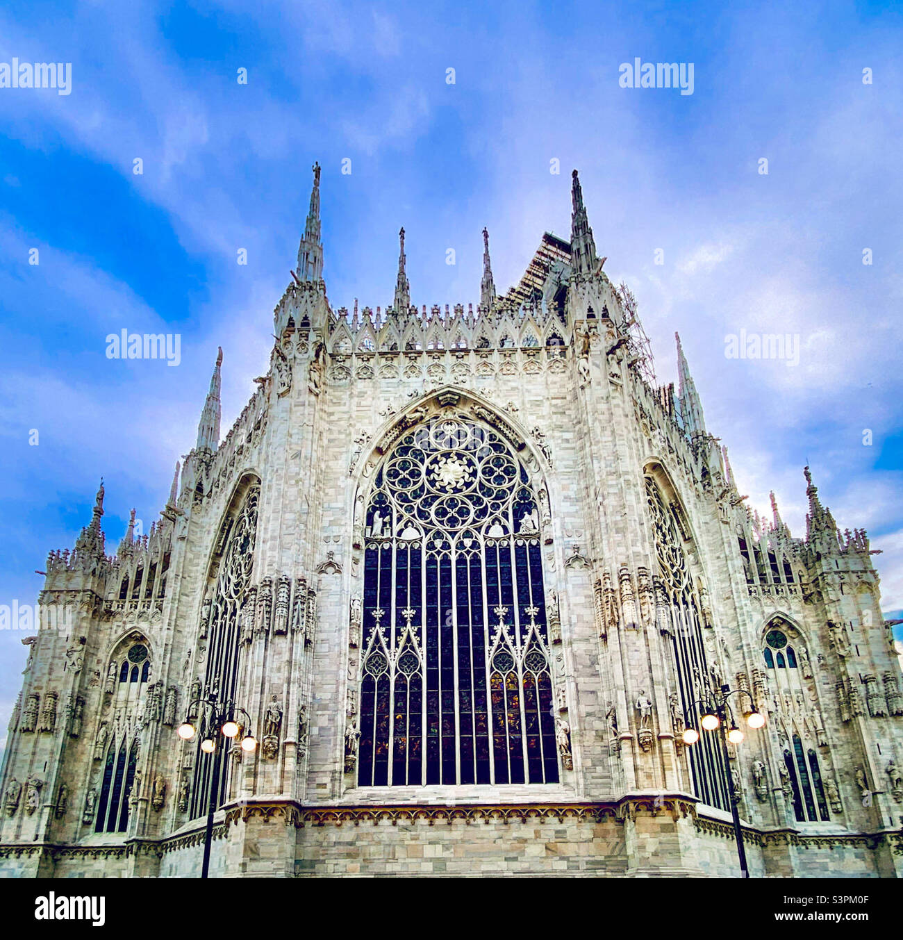 The apse of the Milan Duomo - Smartphone Captured Stock Image