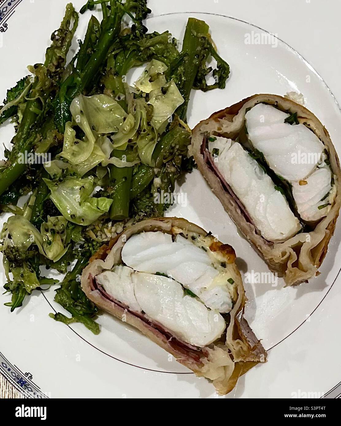 Smoked Haddock en croute Stock Photo Alamy