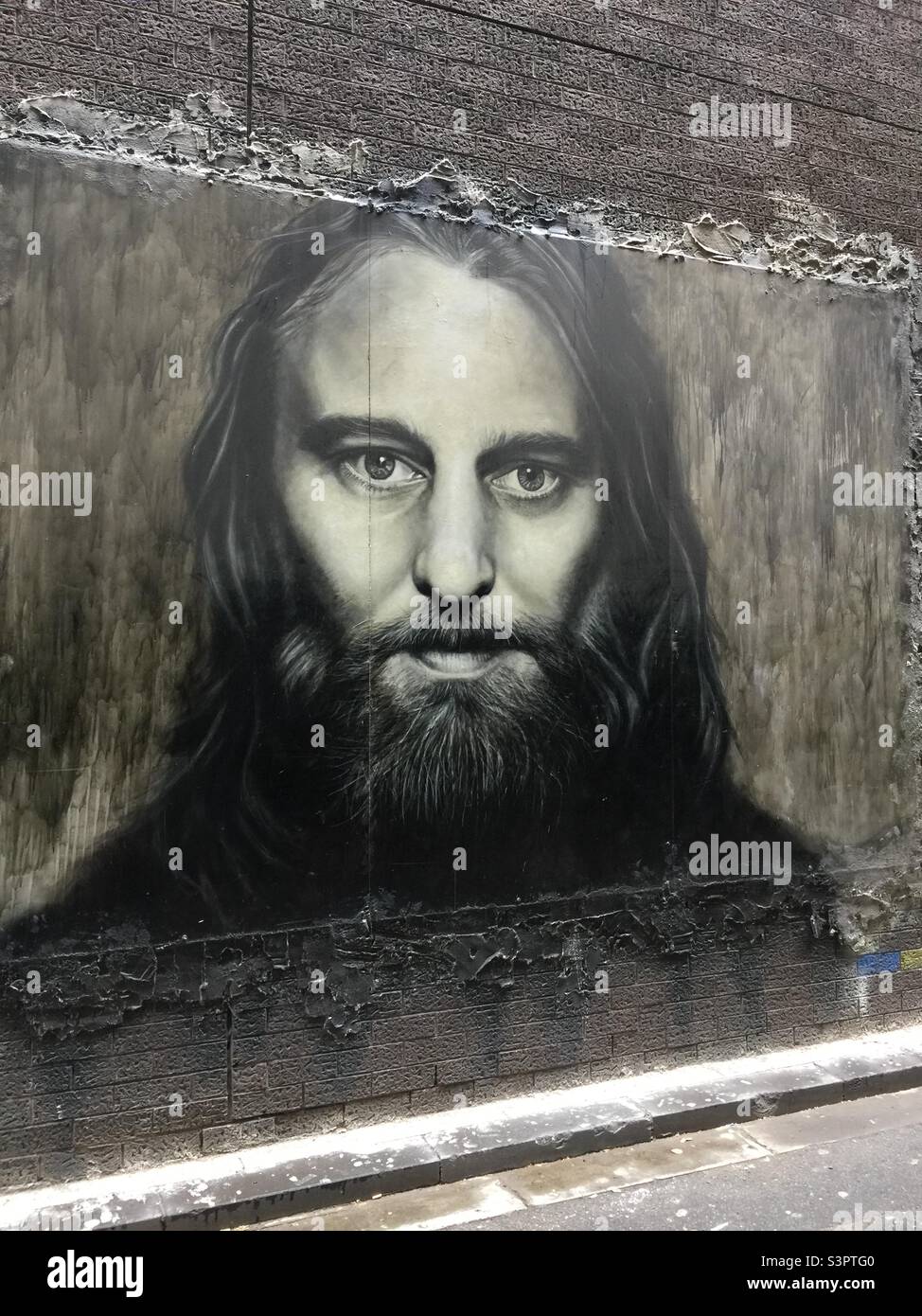 Melbourne Australia Street Art - Smartphone Captured Stock Image