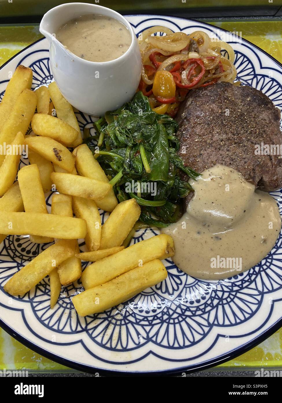 Steak without The Ale - Smartphone Captured Stock Image