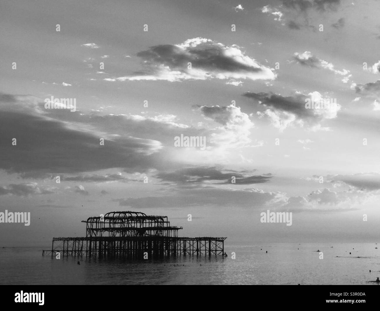Brighton beach and pier Stock Photo Alamy