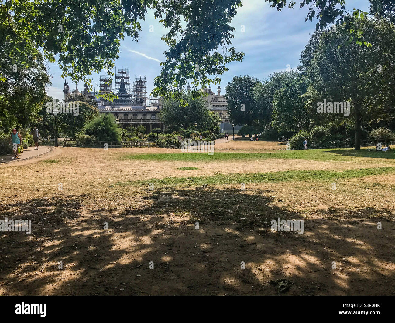 Pavilion gardens, Brighton - Smartphone Captured Stock Image