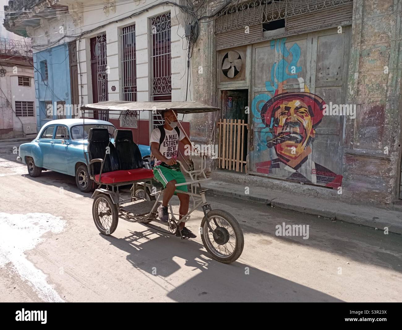 Transportation system in Cuba Stock Photo
