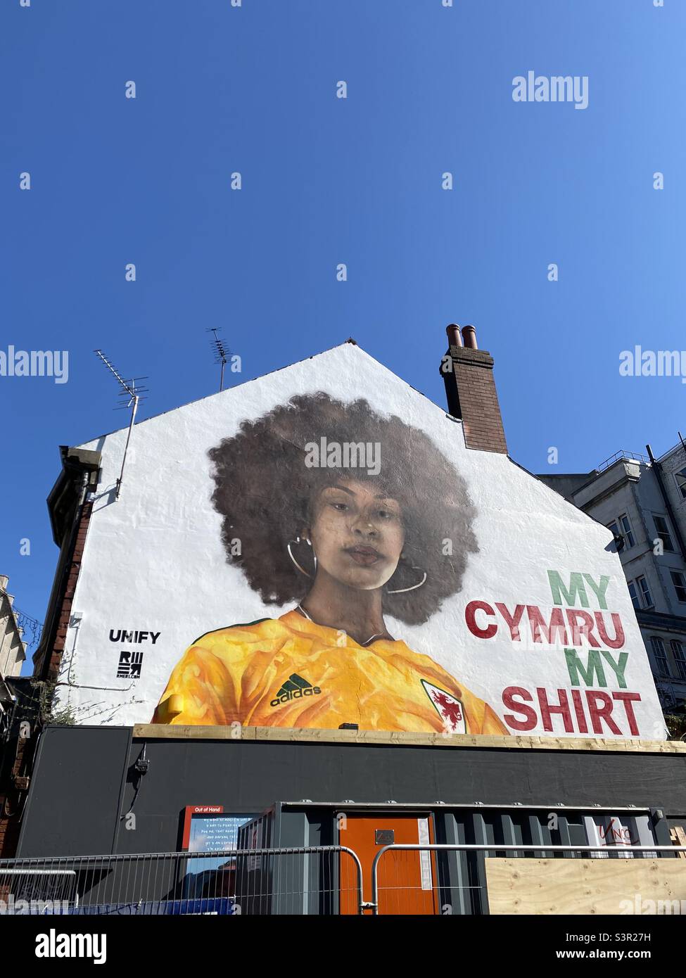 Street art Cardiff Stock Photo Alamy