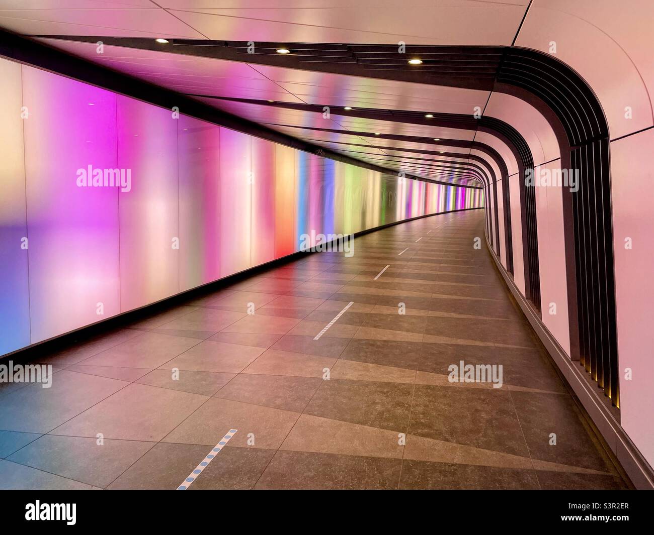 The King’s Cross Tunnel, Camden, London, UK - Smartphone Captured Stock Image