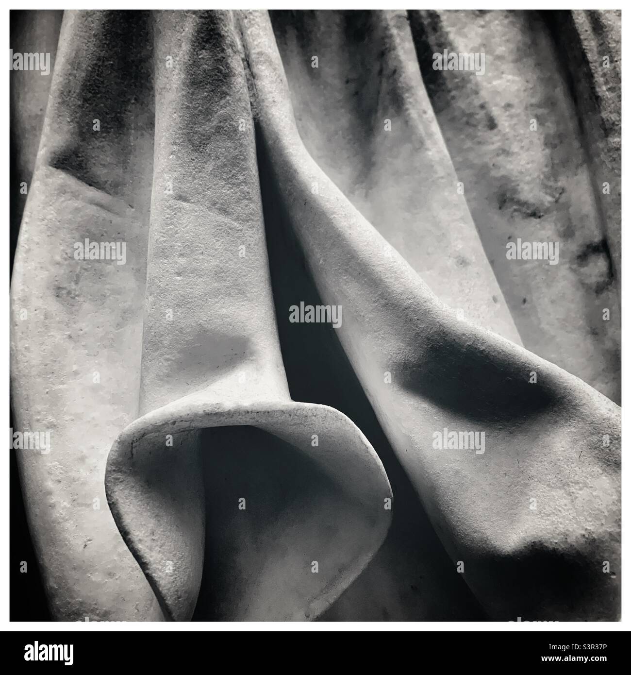 Marble folds Stock Photo