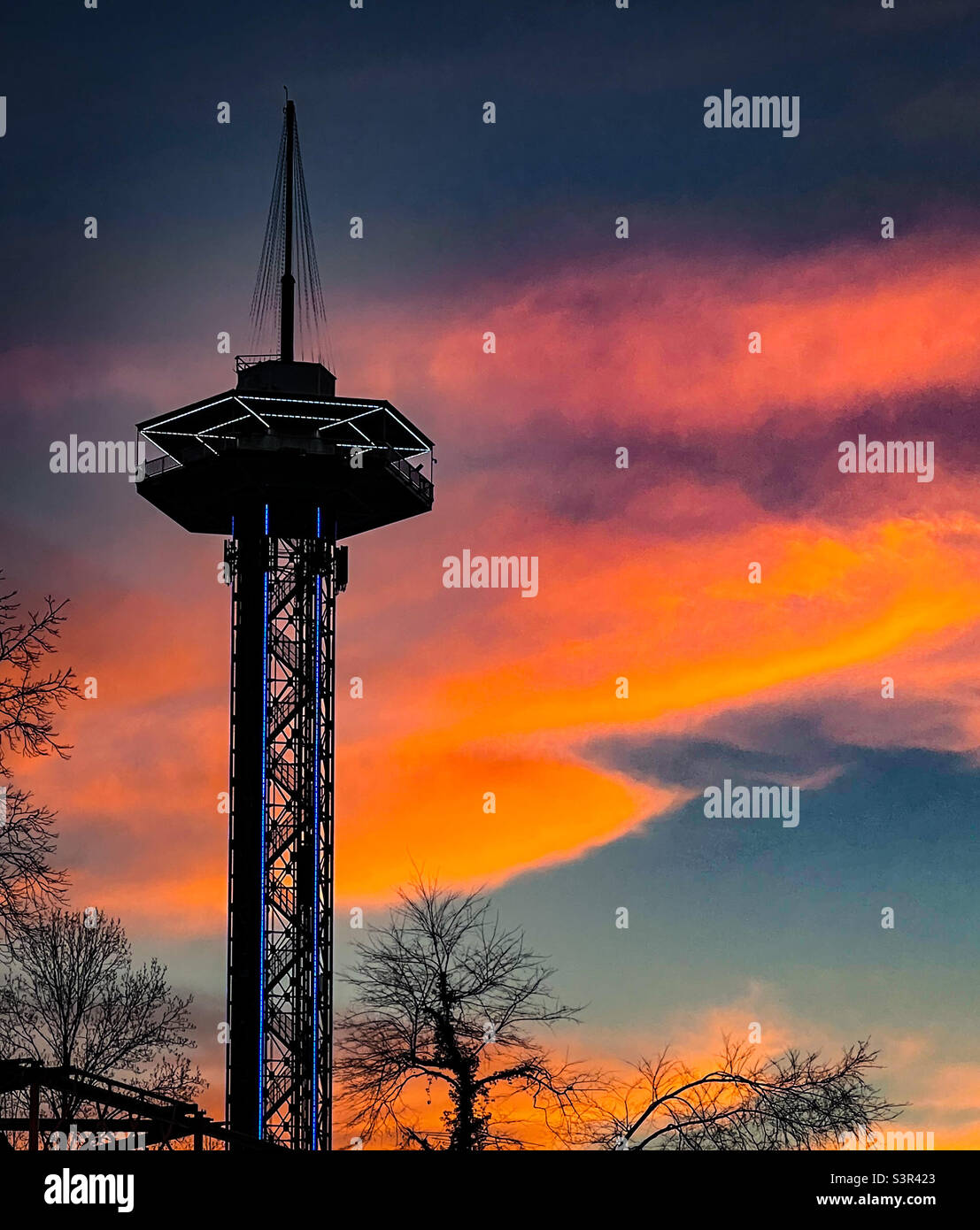 Space Needle, Gatlinburg TN Stock Photo - Alamy