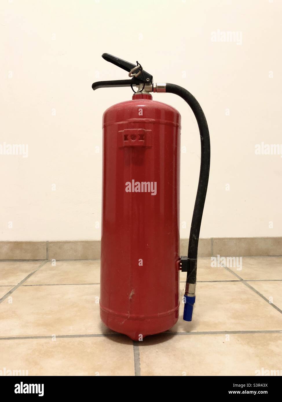 Red fire extinguisher Stock Photo Alamy