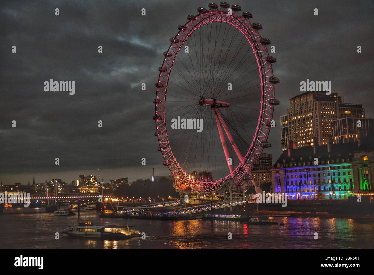 London eye Stock Photo