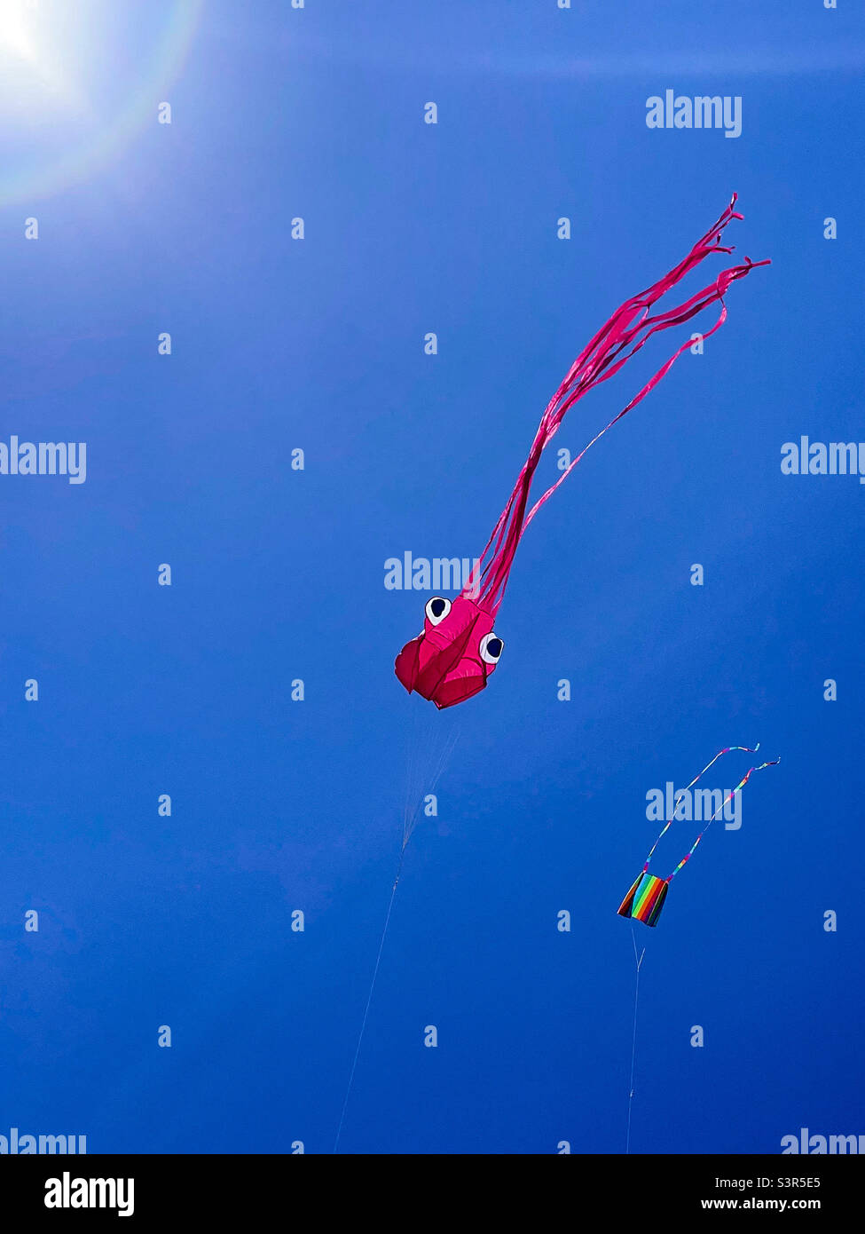Kites in the sky Stock Photo