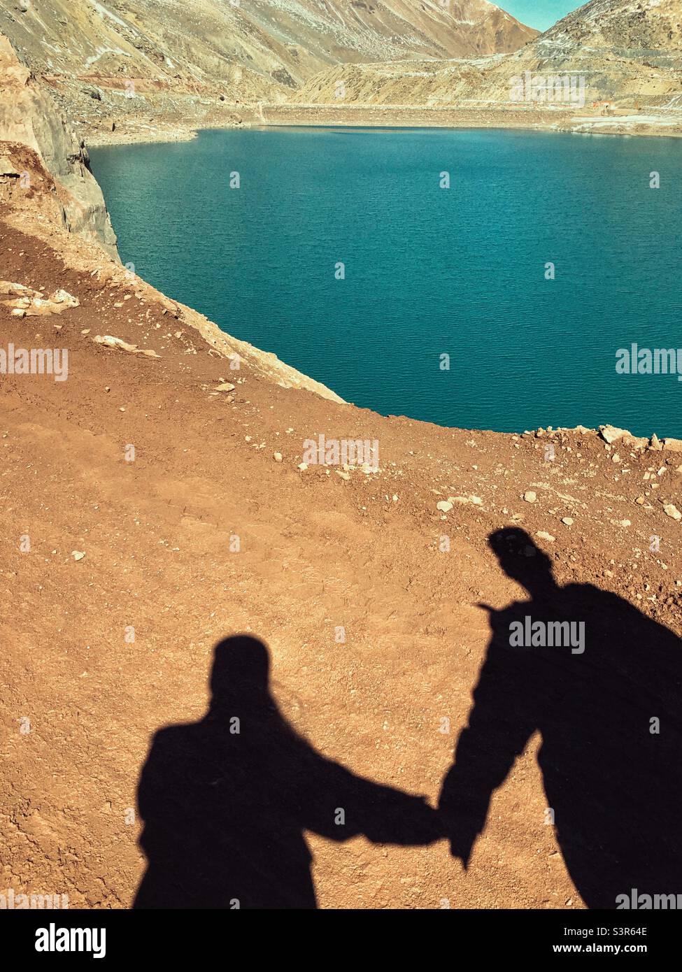 Shadows of a couple Stock Photo - Alamy