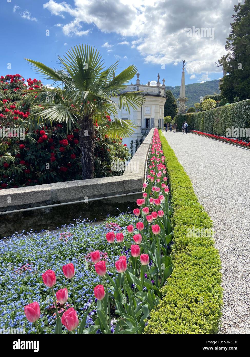 Isola Bella garden in Lago Maggiore Stock Photo Alamy