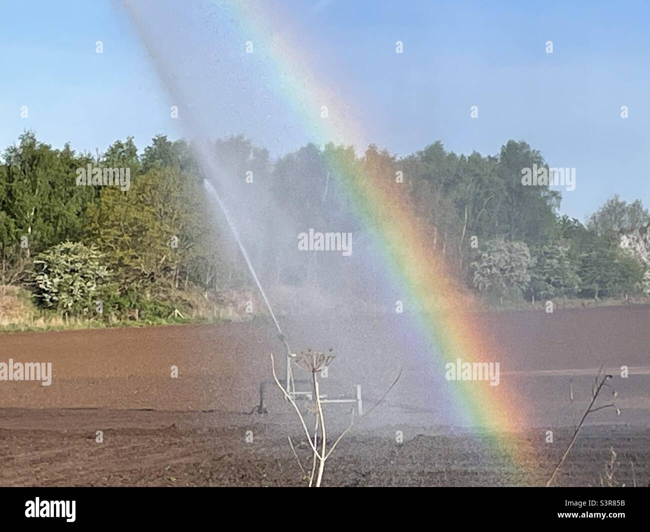 End of a rainbow Stock Photo Alamy