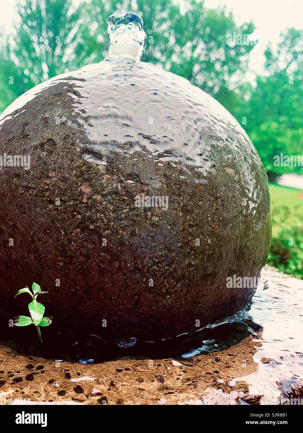 Water Feature - Smartphone Captured Stock Image