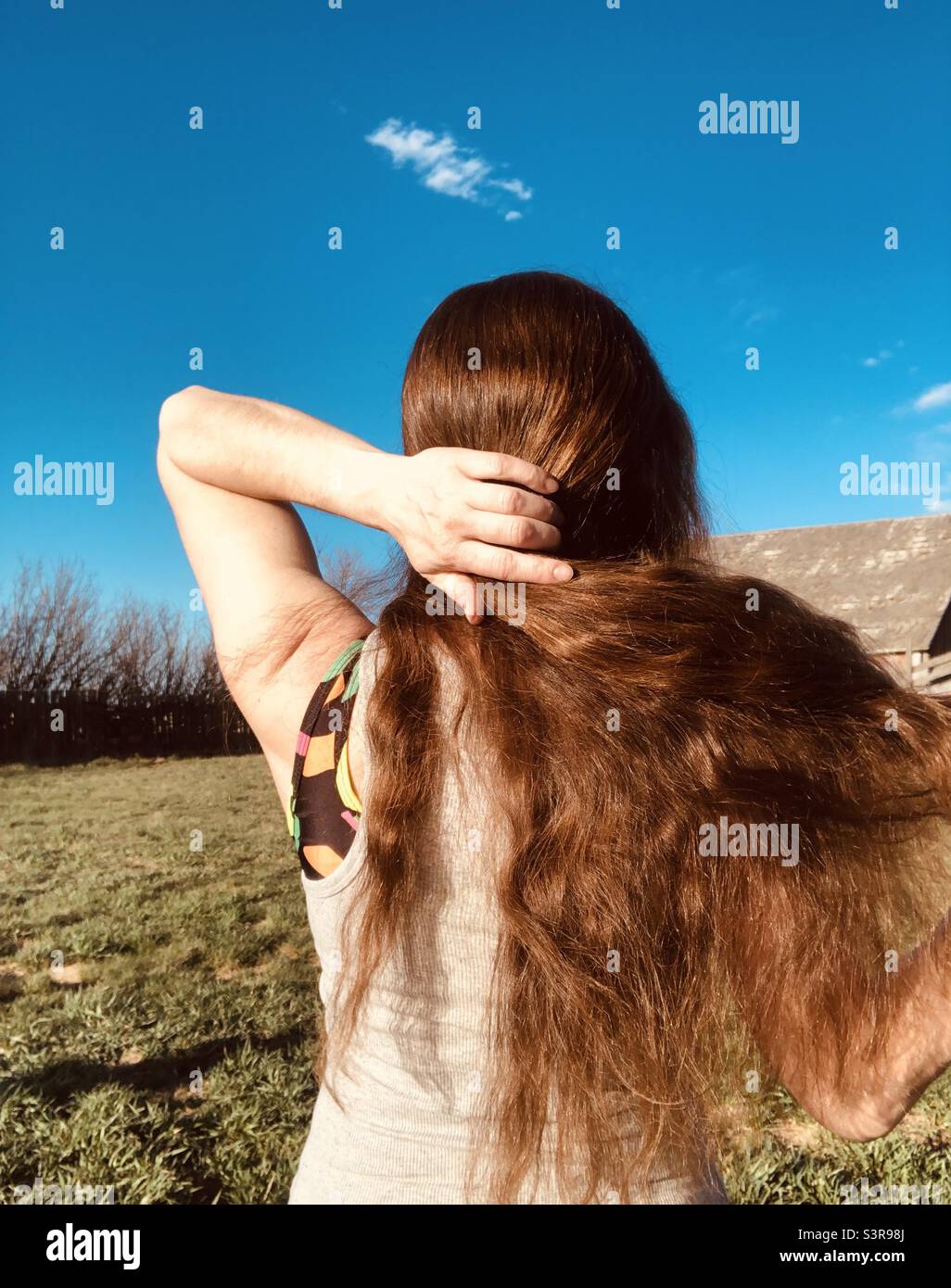 Auburn hair hi-res stock photography and images - Alamy