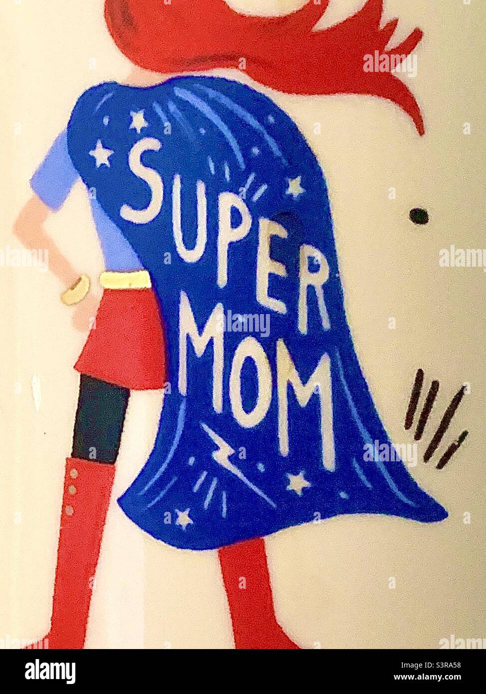 Super Mom Stock Photo