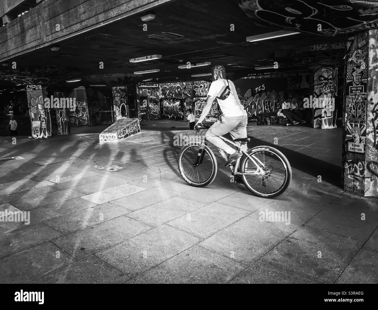 Southbank skate Park, London - Smartphone Captured Stock Image
