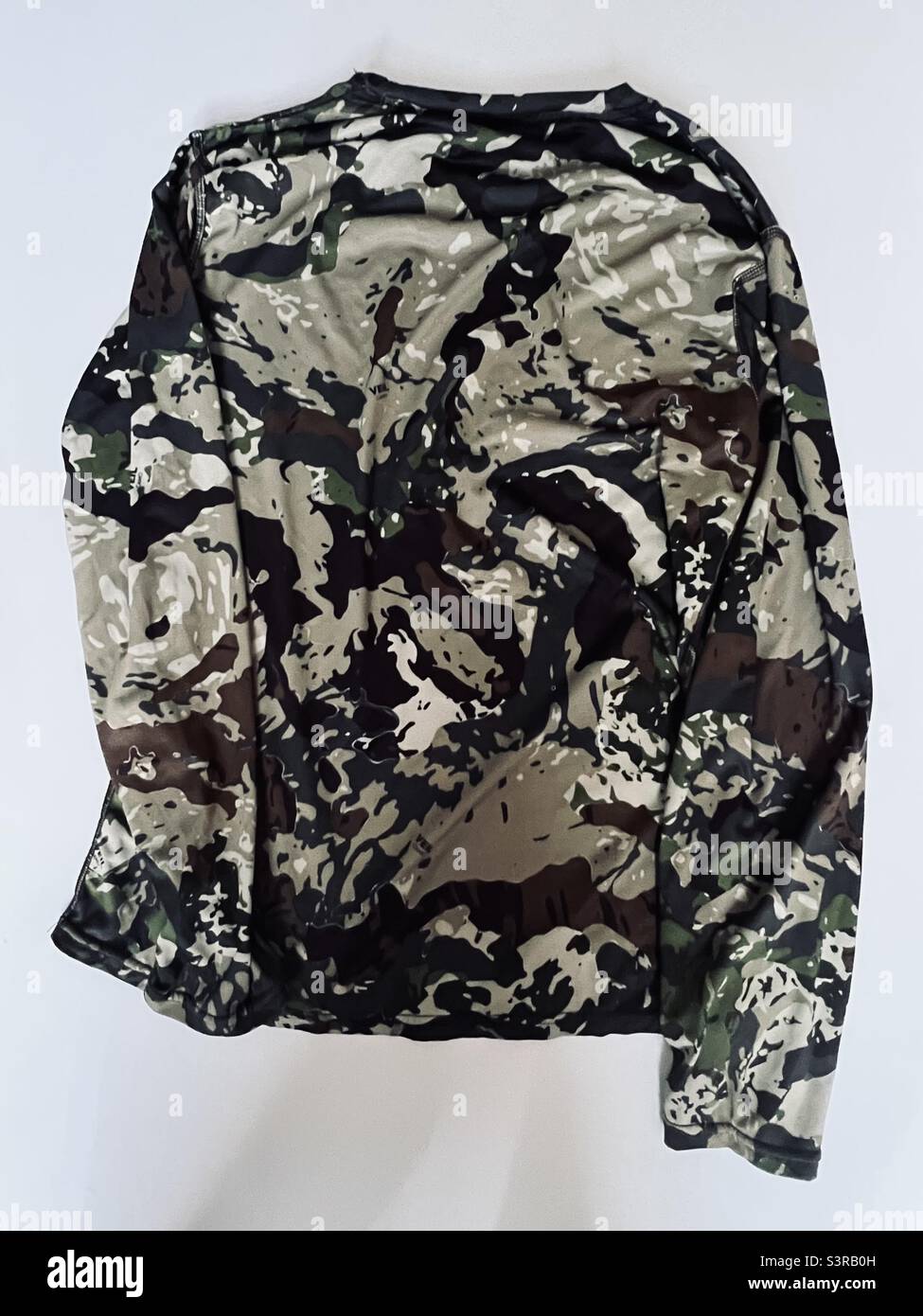 Camouflage long sleeve shirt Stock Photo