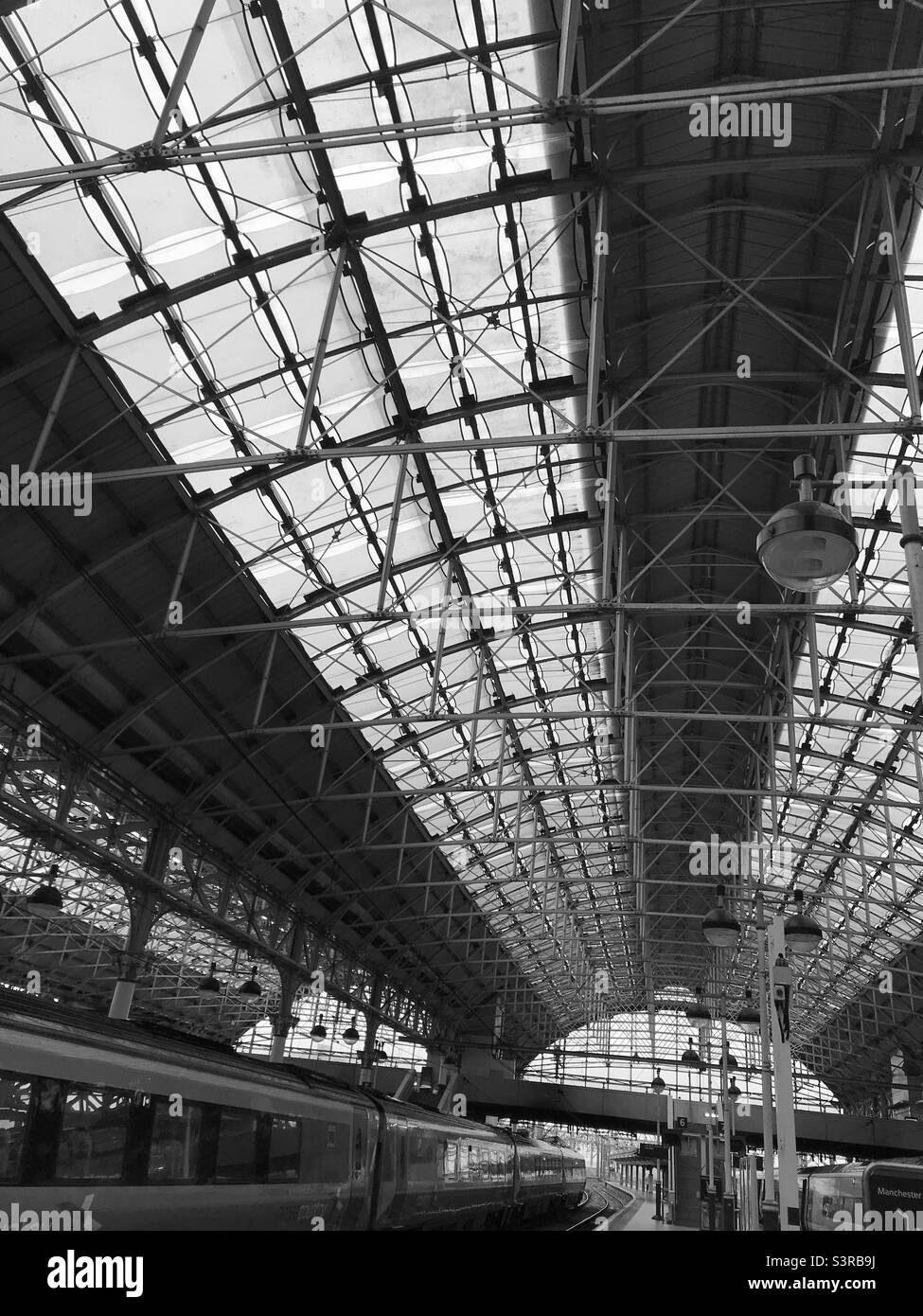 Manchester Piccadilly train station Stock Photo