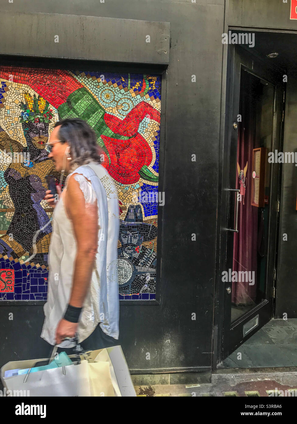 Soho, London - Smartphone Captured Stock Image