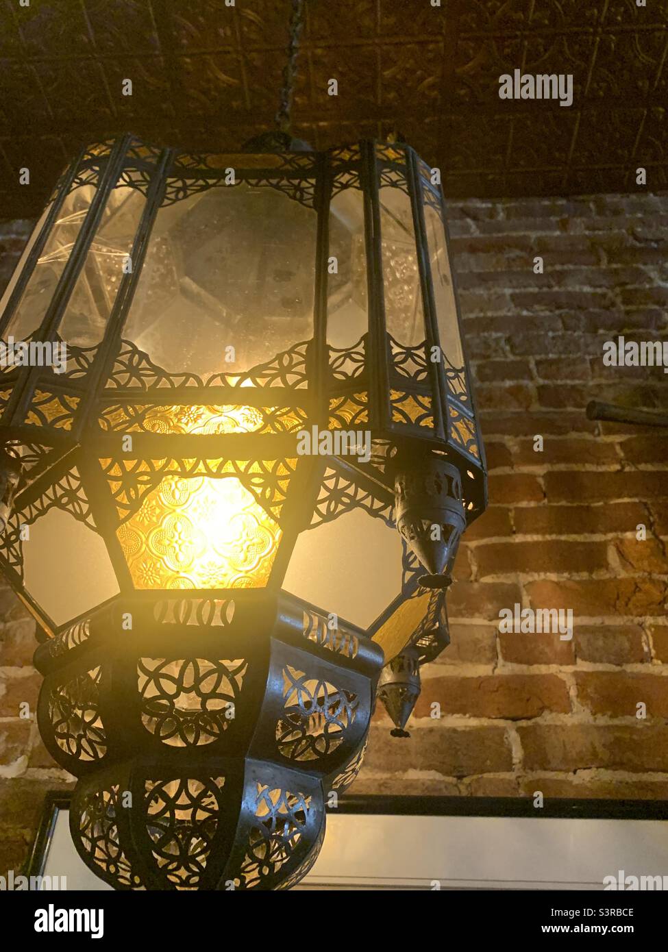 Moroccan Lantern - Smartphone Captured Stock Image