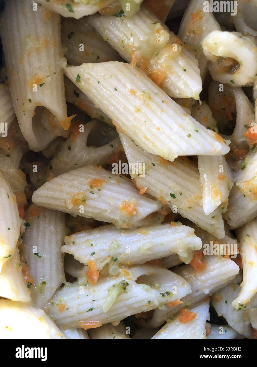 Veggie Pasta for Kids Stock Photo - Alamy