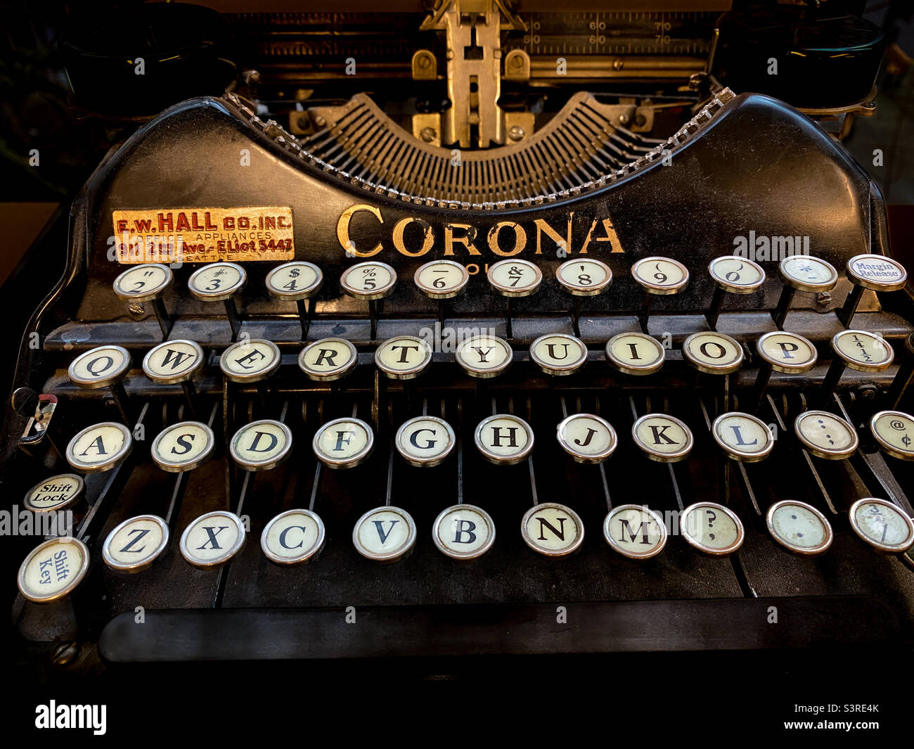 Vintage Corona typewriter Stock Photo