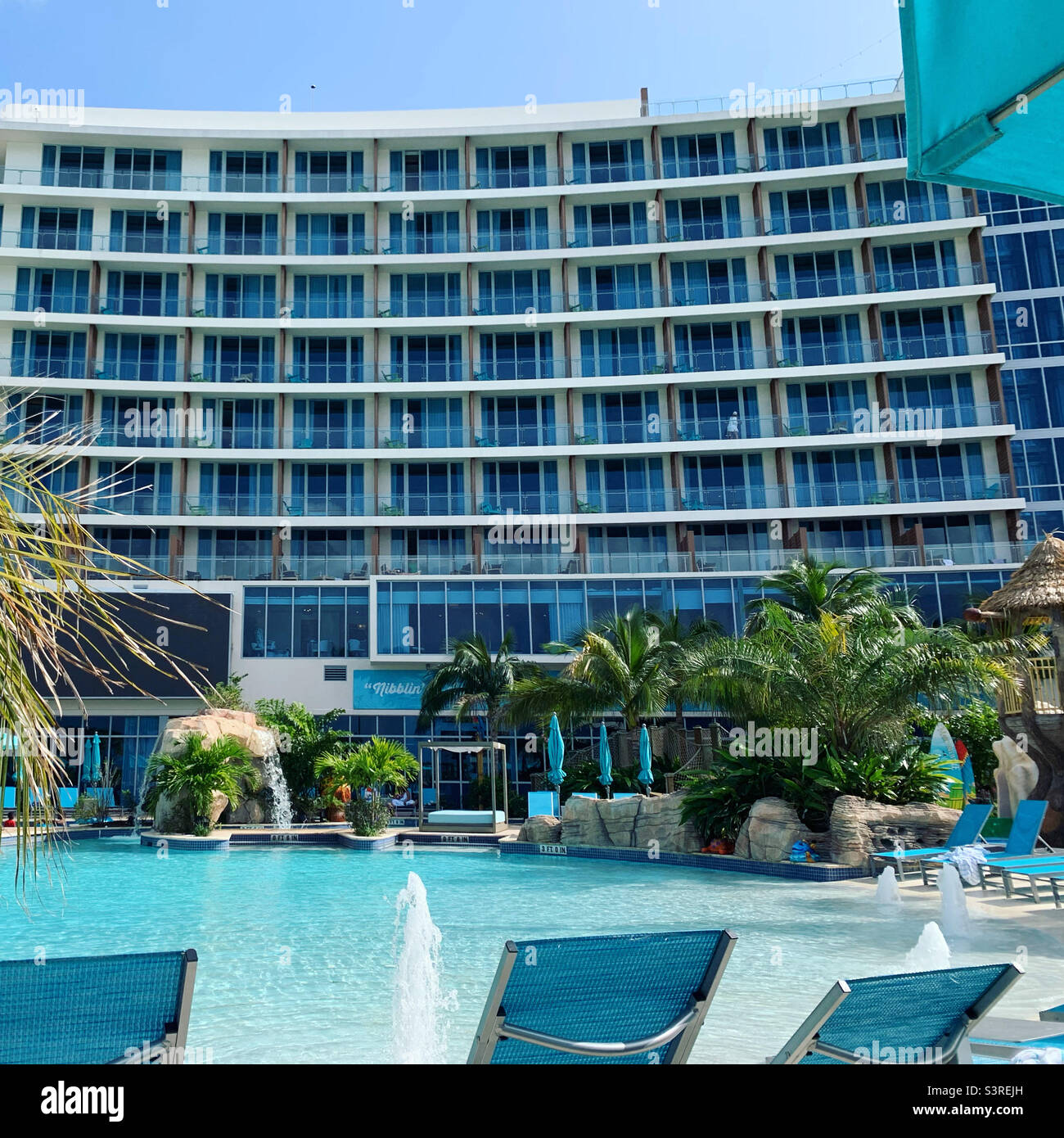 March, 2022, Margaritaville Beach Resort, Nassau, New Providence, The Bahamas Stock Photo