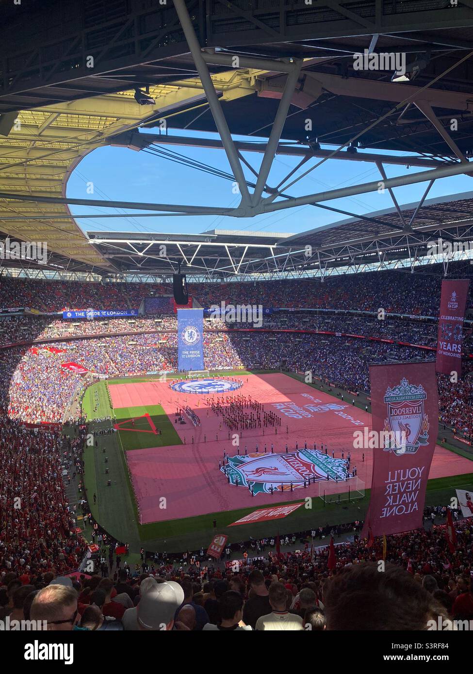 Wembley stadium FA cup final Stock Photo Alamy
