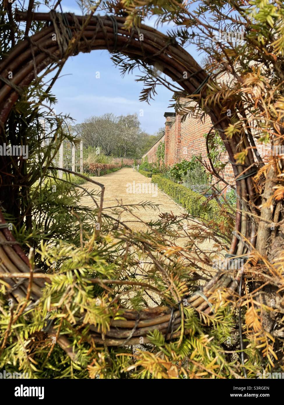 Kirkleatham Walled Garden Stock Photo Alamy