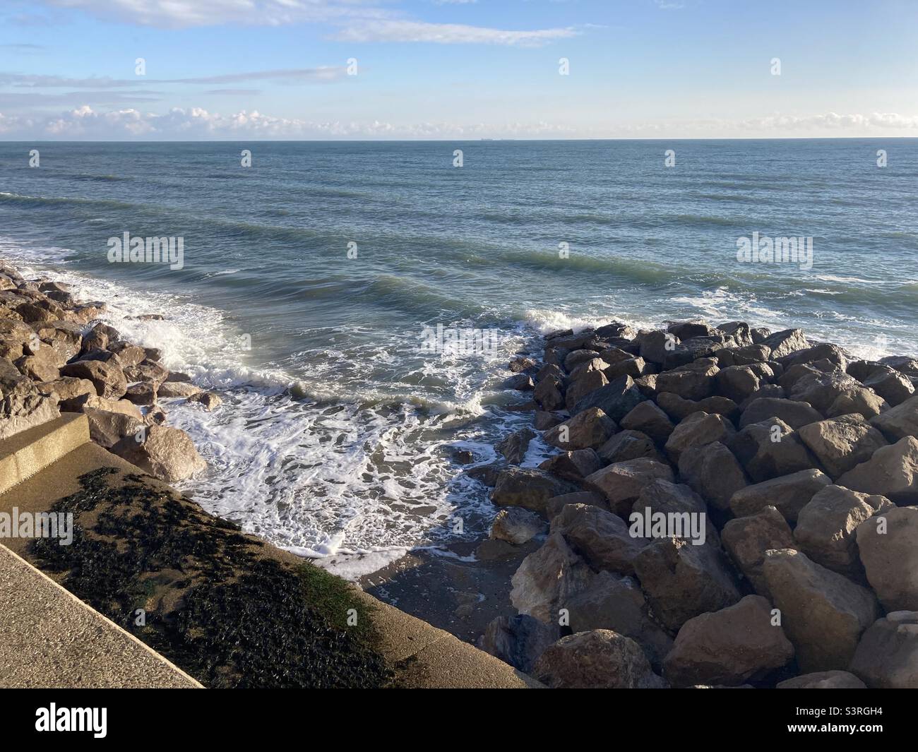 Down by the sea - Smartphone Captured Stock Image
