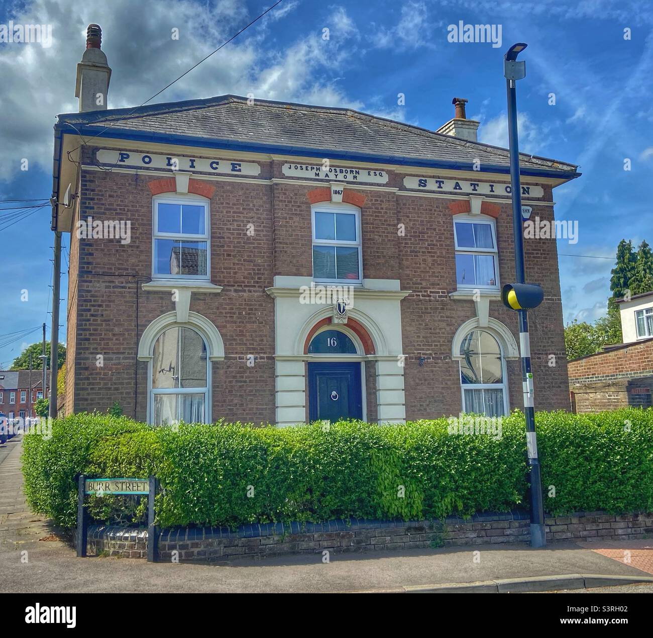 The old Police Station in Dunstable, Bedfordshire. Stock Photo