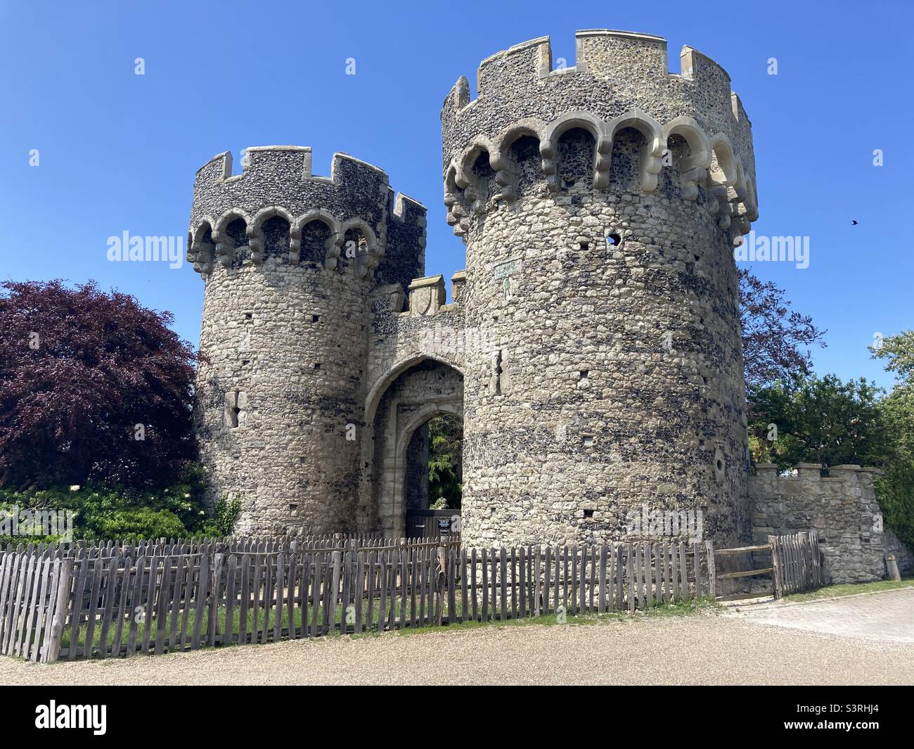 Cooling castle - built between 1381 and 1385 - Smartphone Captured Stock Image