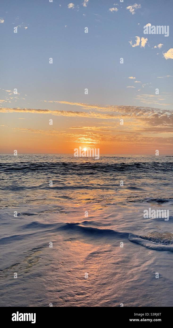 Carmel By The Sea - Sunset Stock Photo