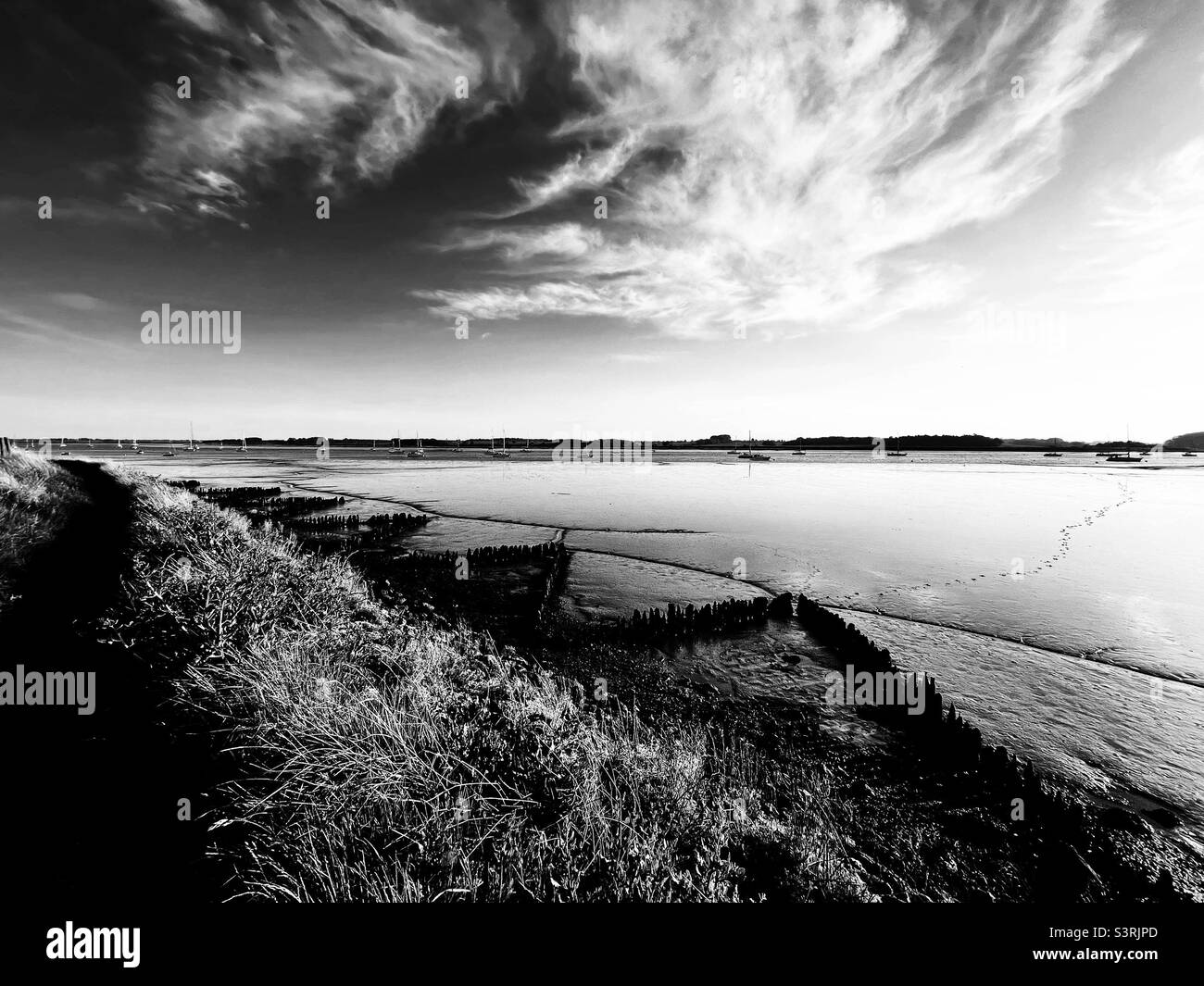 River Deben - Smartphone Captured Stock Image