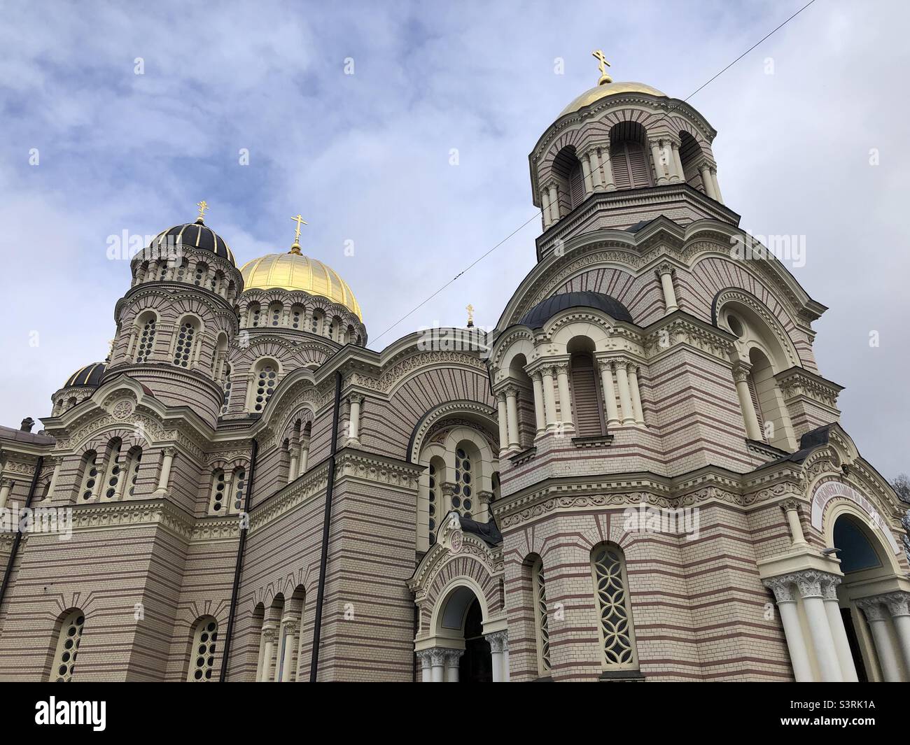 Nativity of Christ Cathedral, Riga Stock Photo Alamy