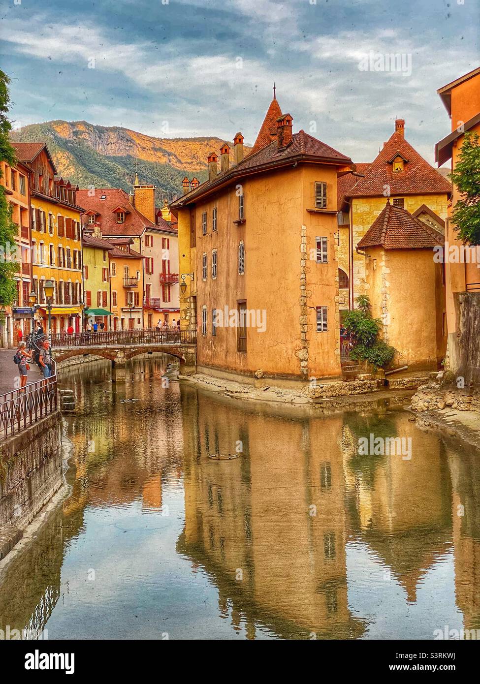 Annecy, France - Smartphone Captured Stock Image