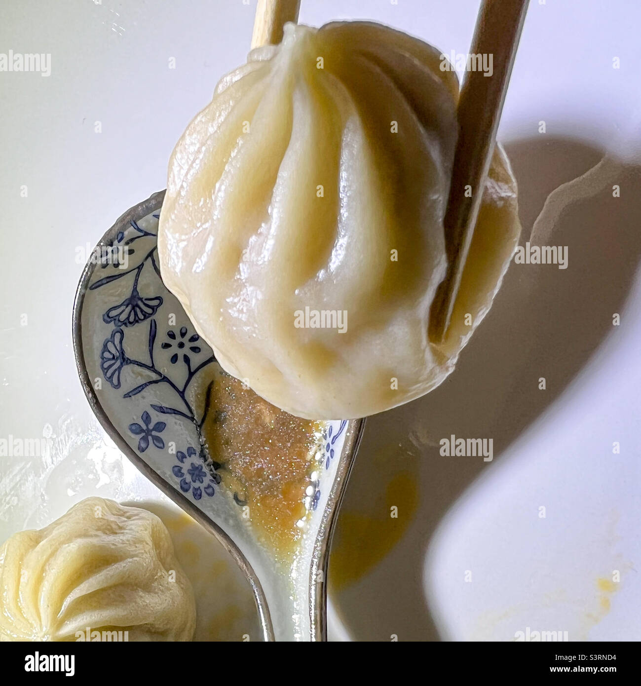 Chinese Soup Dumpling Stock Photo