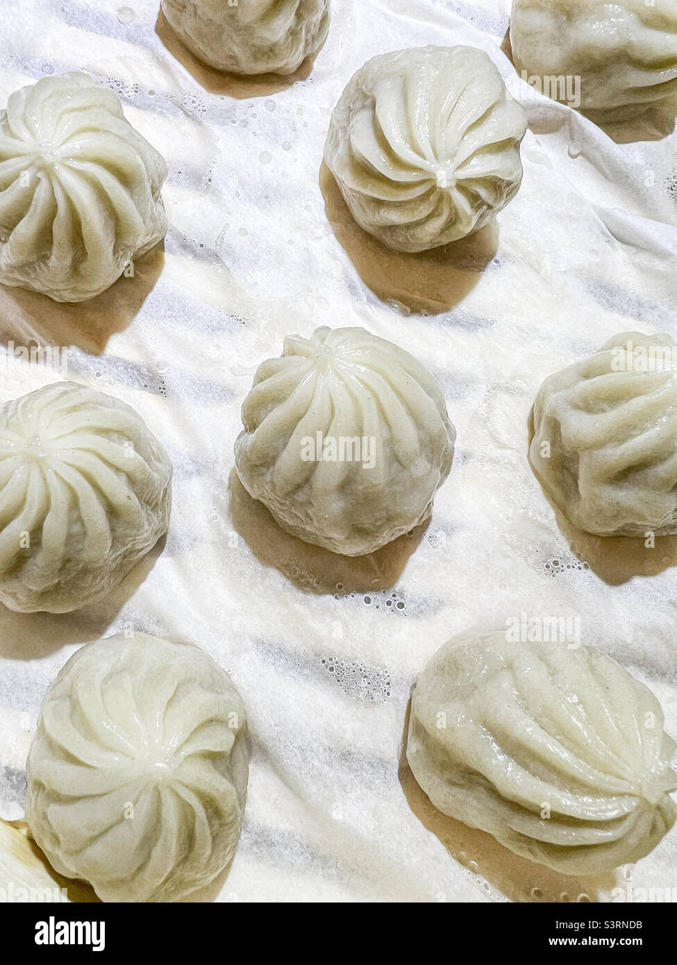 Steamed Chinese Soup Dumpling Stock Photo