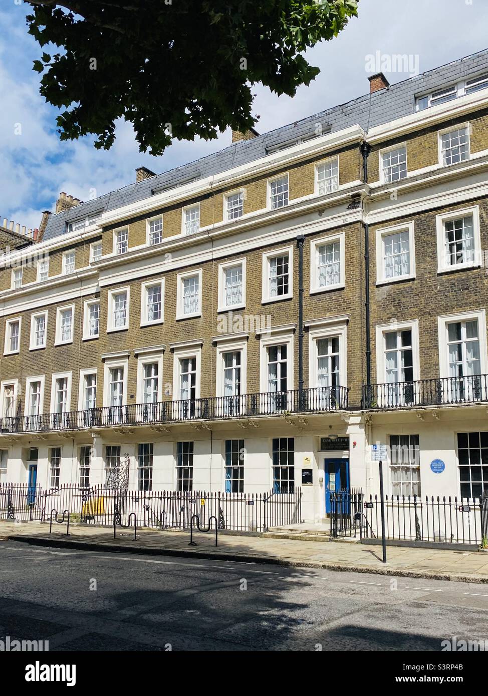 Row of houses in London Stock Photo Alamy